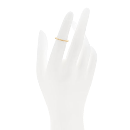 Van Cleef & Arpels 18K Yellow Gold Small Perlee Ring 48 4.5 2 of 4
