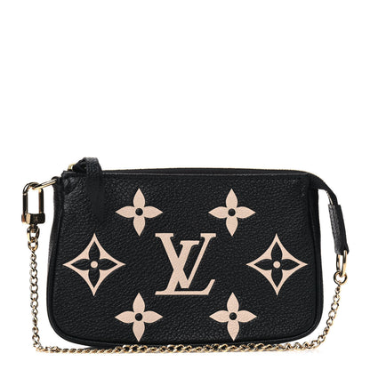 Louis Vuitton Empreinte Monogram Giant Mini Pochette Accessories Black 1 of 4