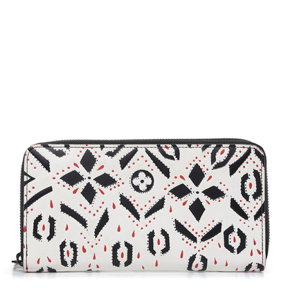 Louis Vuitton Calfskin Zippy Wallet Graphic Print 1 of 15