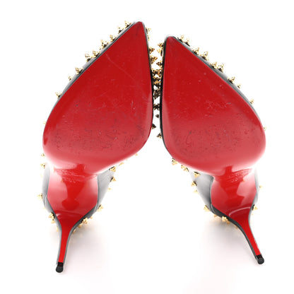 Christian Louboutin Shiny Nappa Studded Aimantaclou 100 Pumps 39 Black 6 of 9