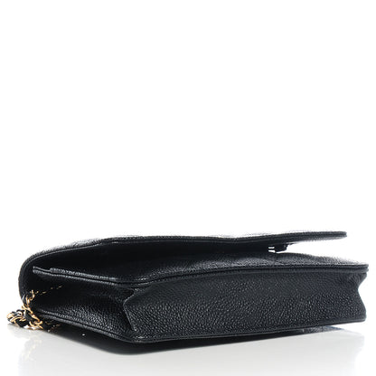Chanel Caviar Wallet on Chain WOC Black 4 of 8