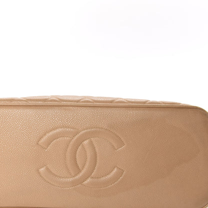 Chanel Caviar Quilted CC Tote Beige 11 of 12