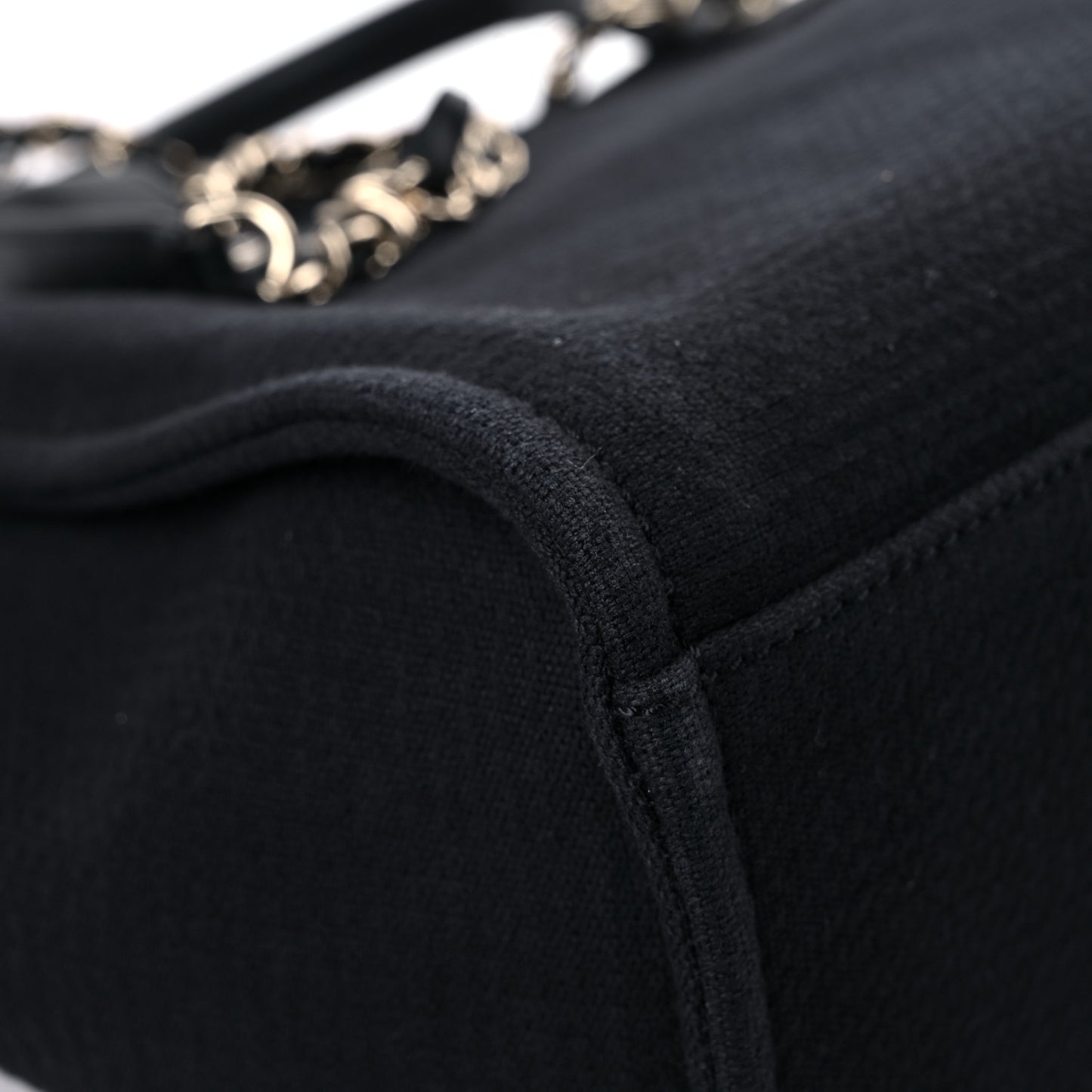 Mixed Fibers Small Deauville Tote Black