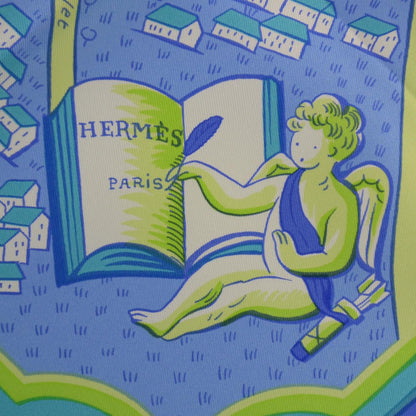Hermes Silk Les Amoureux de Paris Scarf 90 4 of 7