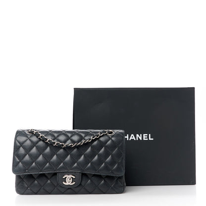Chanel Caviar Quilted Medium Double Flap Black 12 of 12