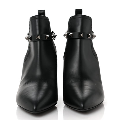 Valentino Garavani Calfskin Rockstud Chelsea 85mm Ankle Boots 36.5 Black 2 of 7