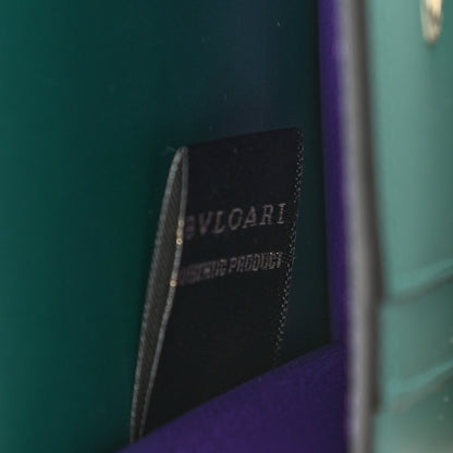 Bulgari Calfskin Serpenti Forever Miniature Bag Charm Emerald Green 7 of 8