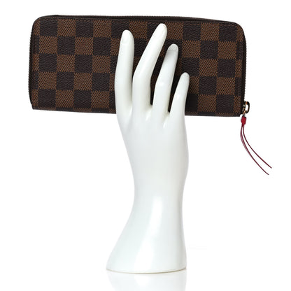 Louis Vuitton Damier Ebene Clemence Wallet 2 of 11