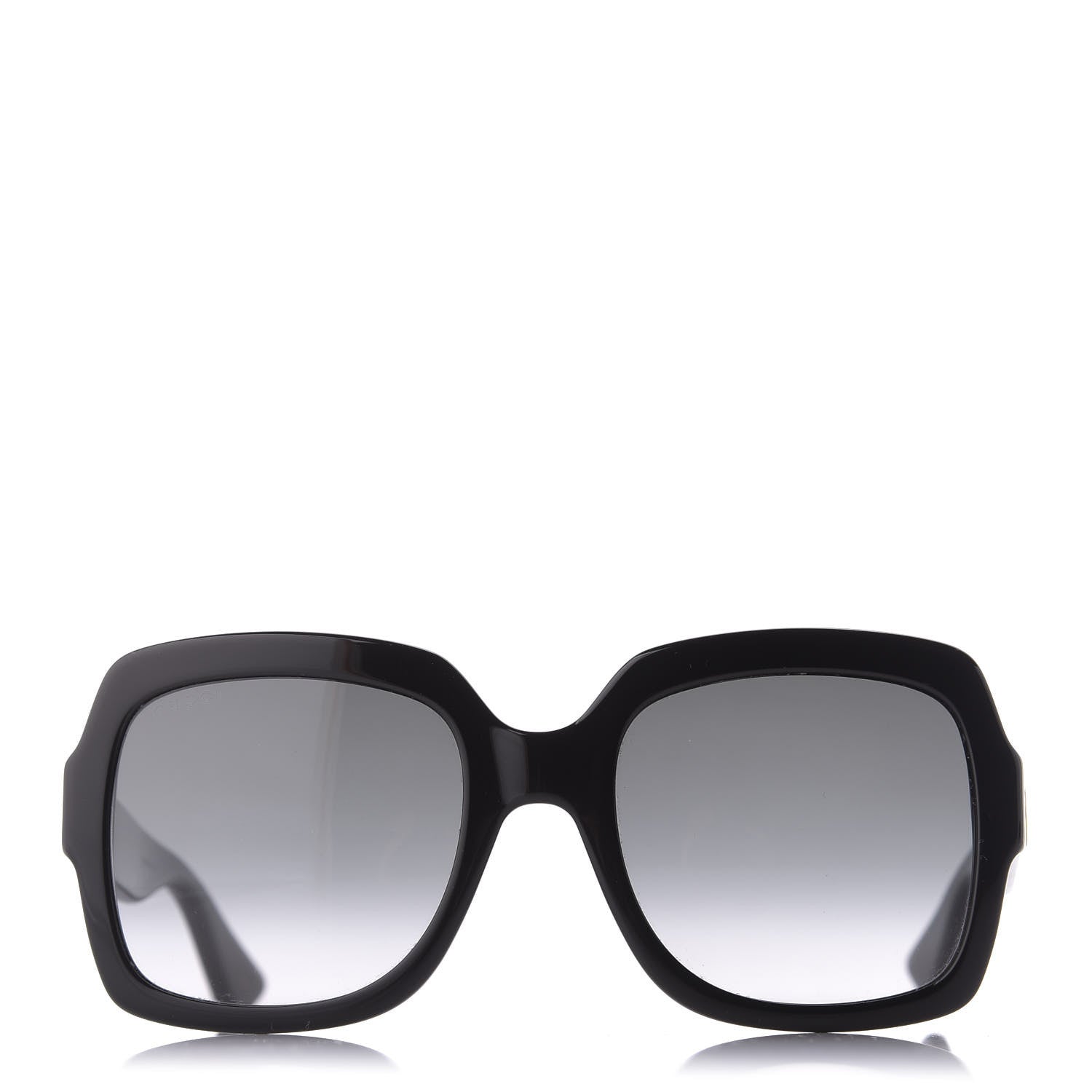 Gucci Oversized Square GG0036S Sunglasses Black 2 of 9