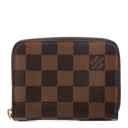 Louis Vuitton Damier Ebene Zippy Coin Purse 1 of 8