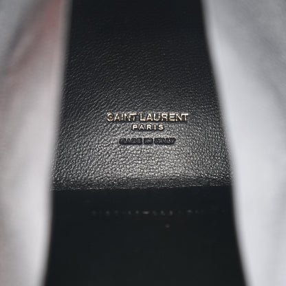 Saint Laurent Lambskin Pyramid Clutch Yellow 6 of 9