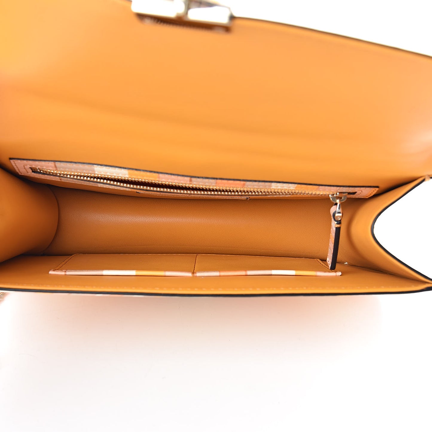 Vitello Native Couture 1975 Medium Glam Lock Rockstud Flap Mandarin Sorbet