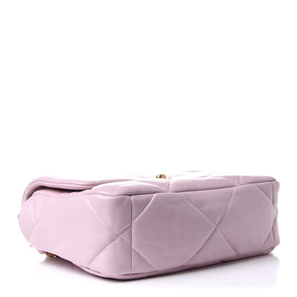 Chanel Lambskin Quilted Medium Chanel 19 Flap Light Pink 4 of 11