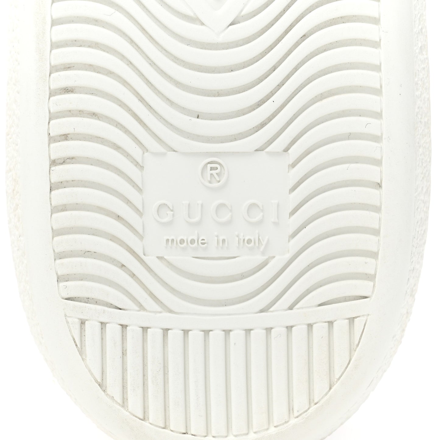 Calfskin Gucci 100 Womens Ace Sneakers 35 White Hibiscus Red