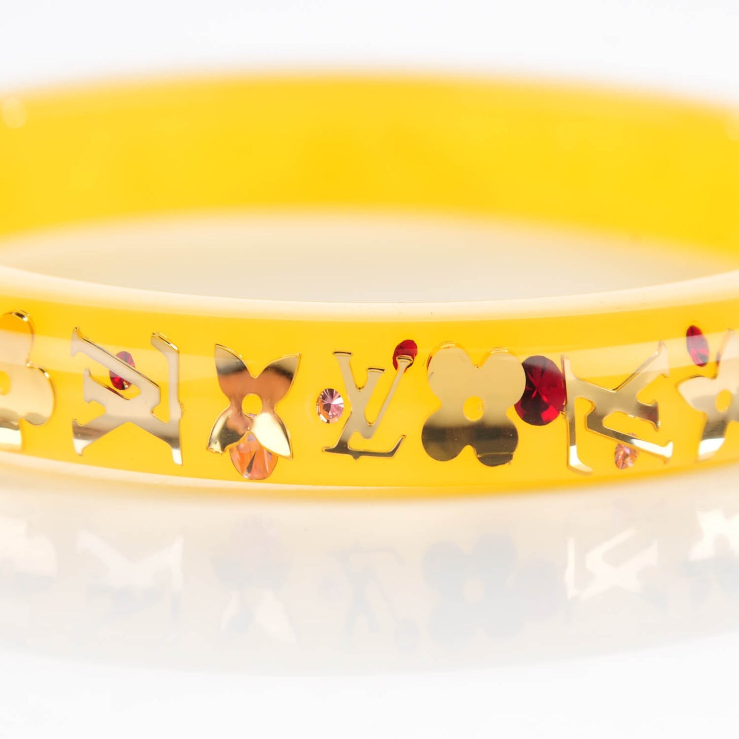Resin Swarovski PM Inclusion Bracelet M Yellow