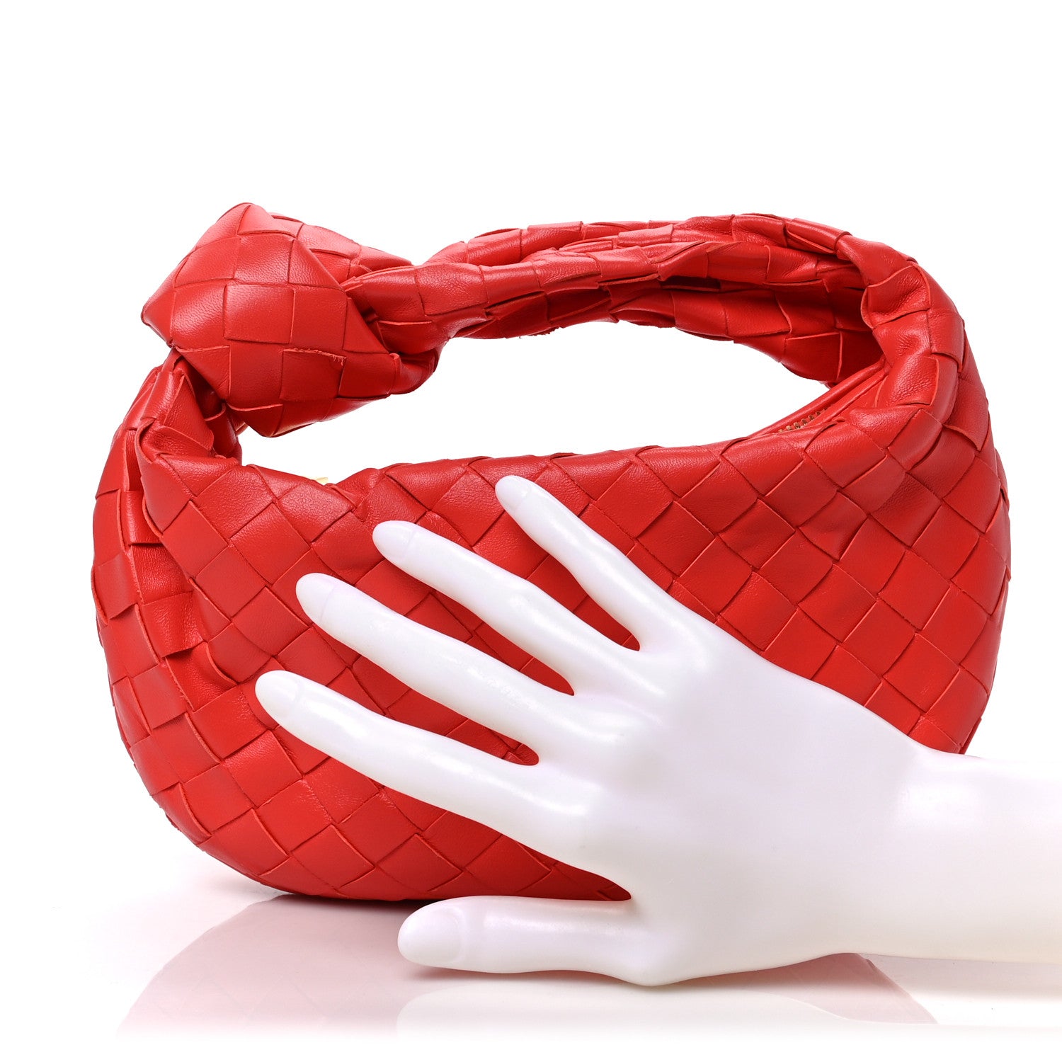 Bottega Veneta Nappa Intrecciato Mini Jodie Red 3 of 7