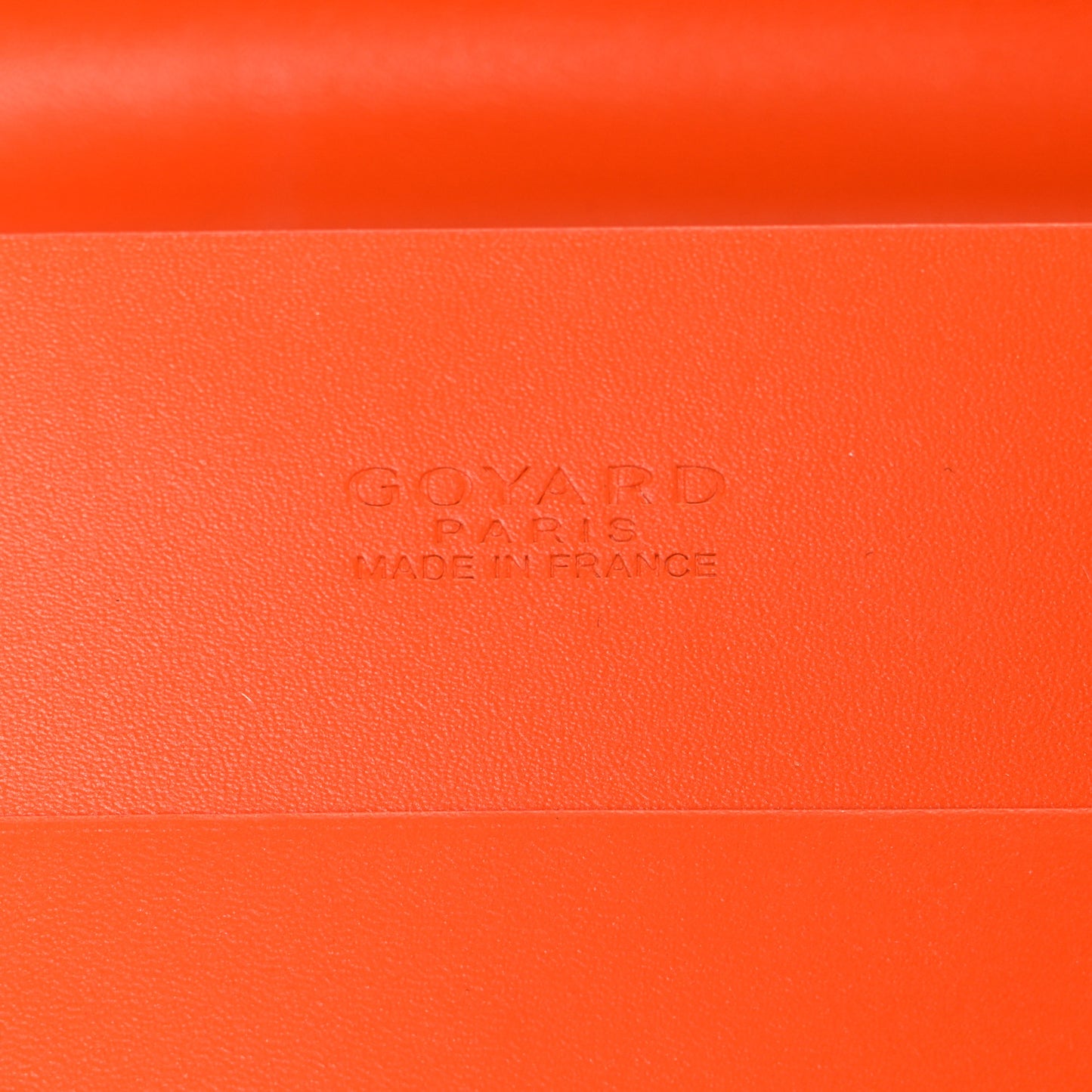 Goyardine Richelieu Wallet Orange