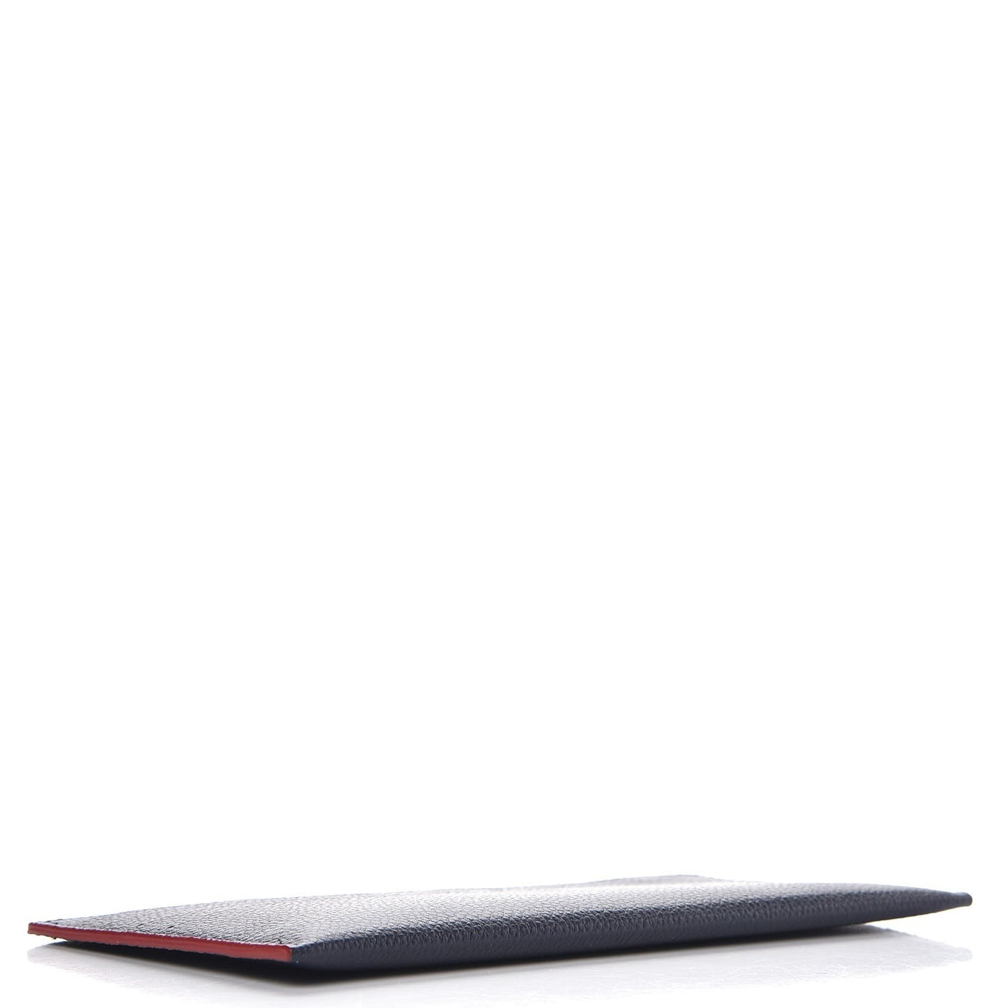 Calfskin Felicie Chain Wallet Card Holder Insert Marine Rouge