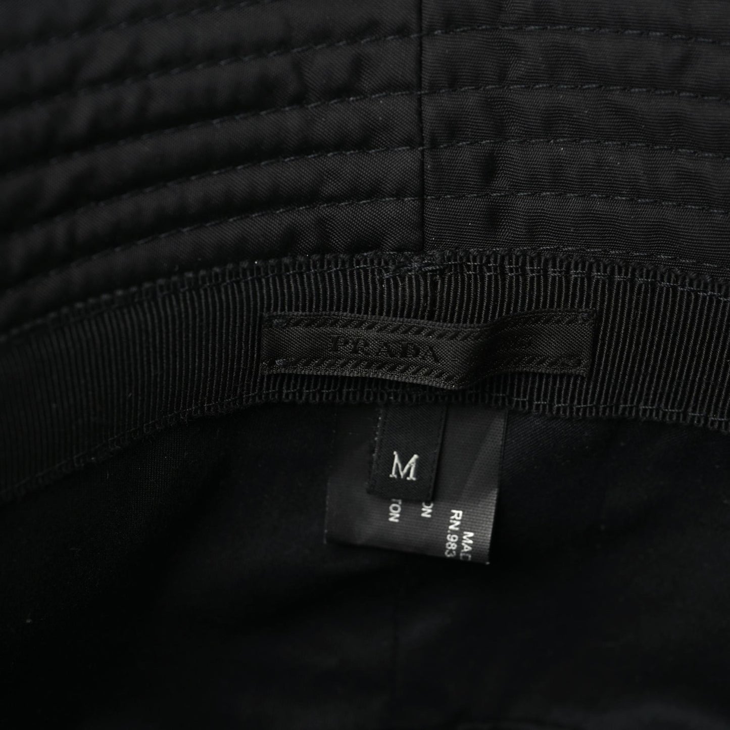 Nylon Bucket Hat M Black