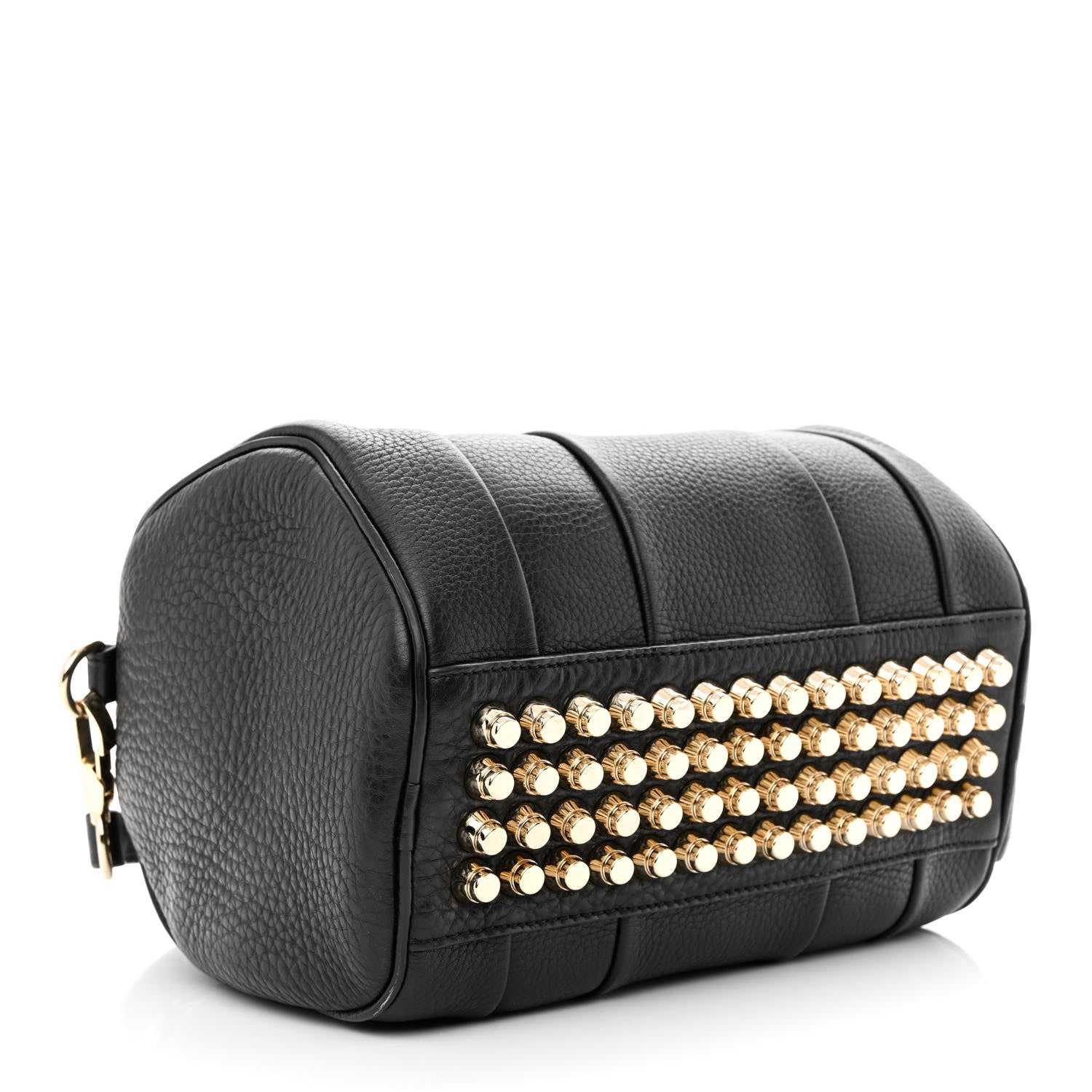 Alexander Wang Pebbled Lambskin Mini Rockie Black Pale Gold Hardware 4 of 10