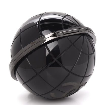Chanel Plexiglass Around The World Clutch Black 4 of 10