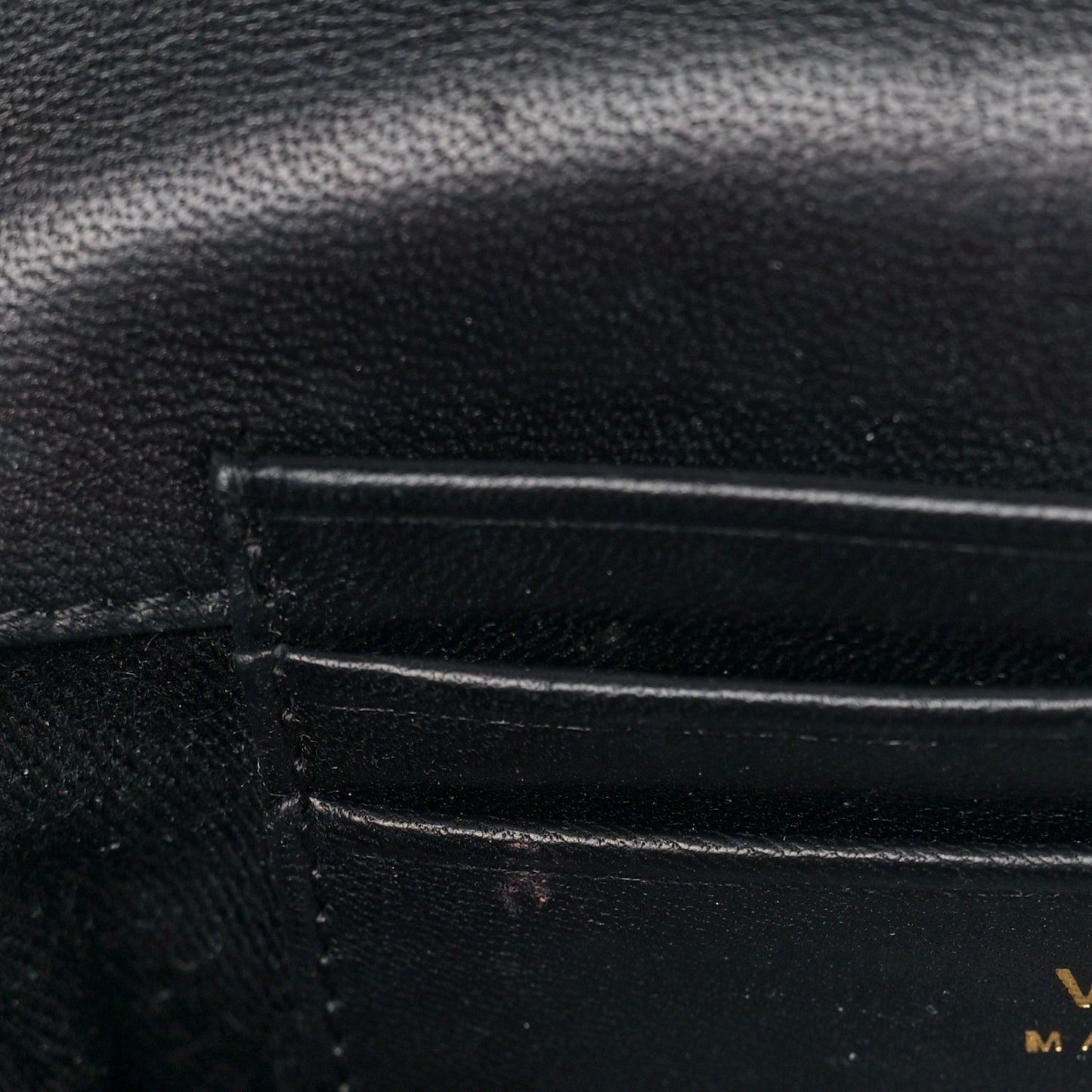 Nappa Quilted Trapuntata Tribute Wallet Chain Crossbody Black