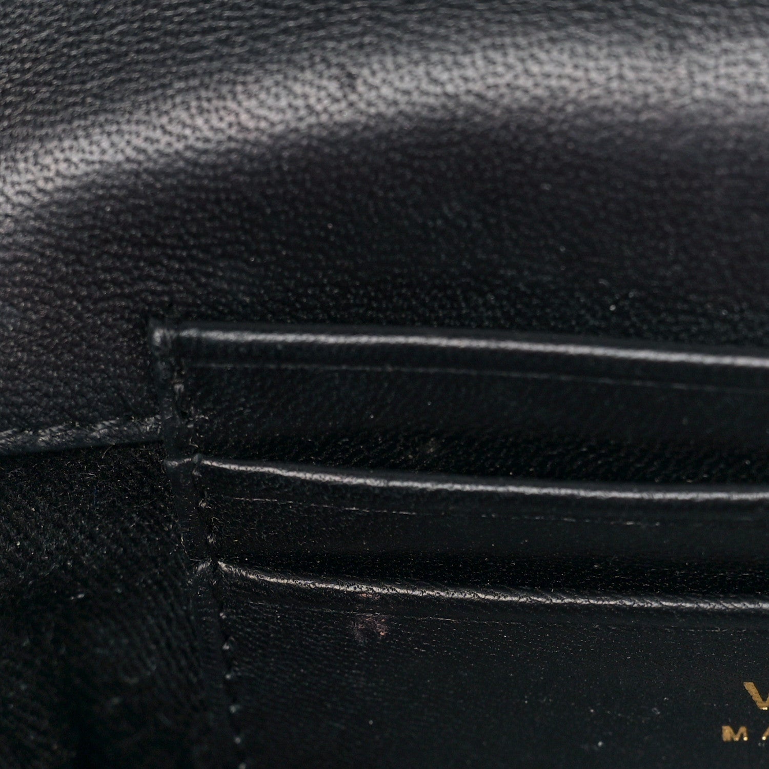 Versace Nappa Quilted Trapuntata Tribute Wallet Chain Crossbody Black 8 of 9
