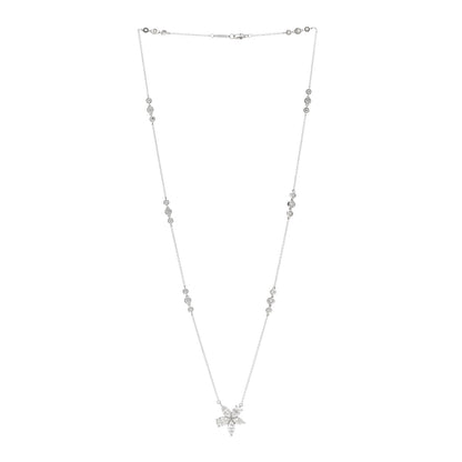 Tiffany Platinum Diamond Extra Large Victoria Mixed Cluster Necklace 3 of 5