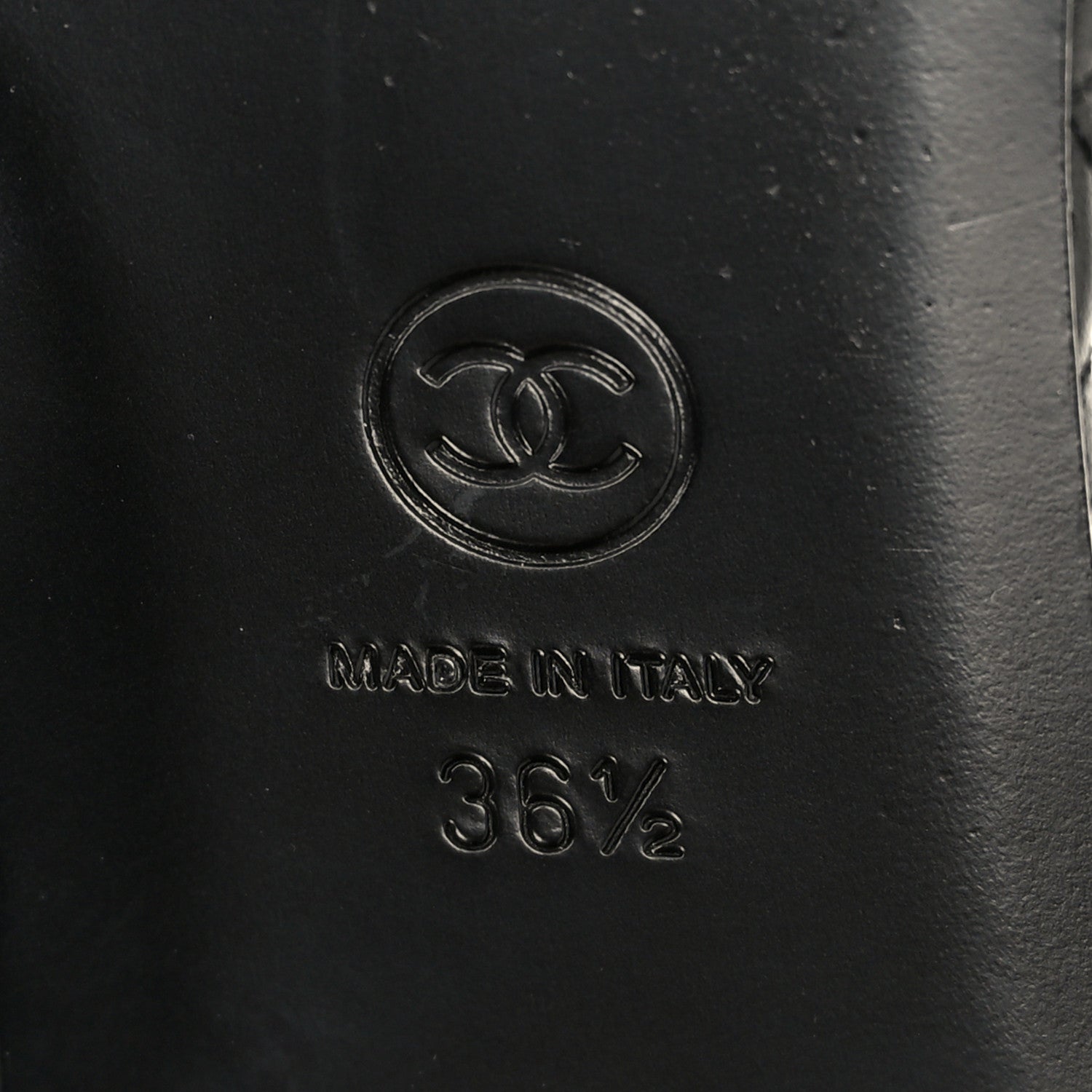 Chanel Lambskin Quilted Mary Jane Flats 36.5 Black 7 of 10