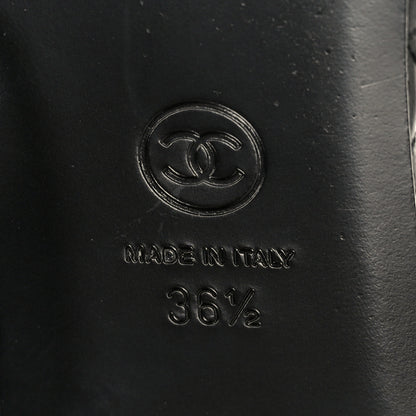 Chanel Lambskin Quilted Mary Jane Flats 36.5 Black 7 of 10