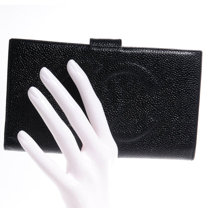 Chanel Caviar CC Wallet Black 2 of 9
