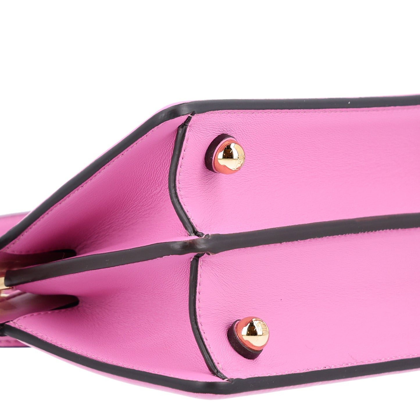 Shiny Nappa Petite Peekaboo I SEE U Satchel Rosa