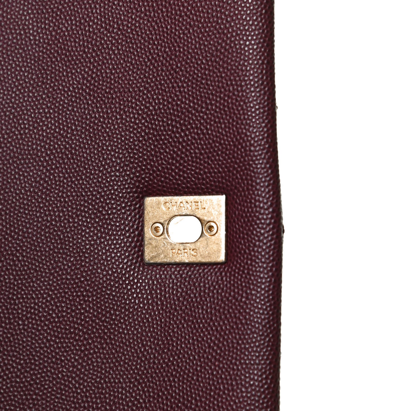 Caviar Lizard Quilted Medium Coco Handle Flap Burgundy