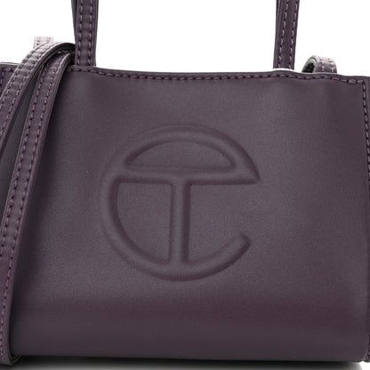 Telfar Vegan Leather Small Shopping Bag Eggplant 8 of 10