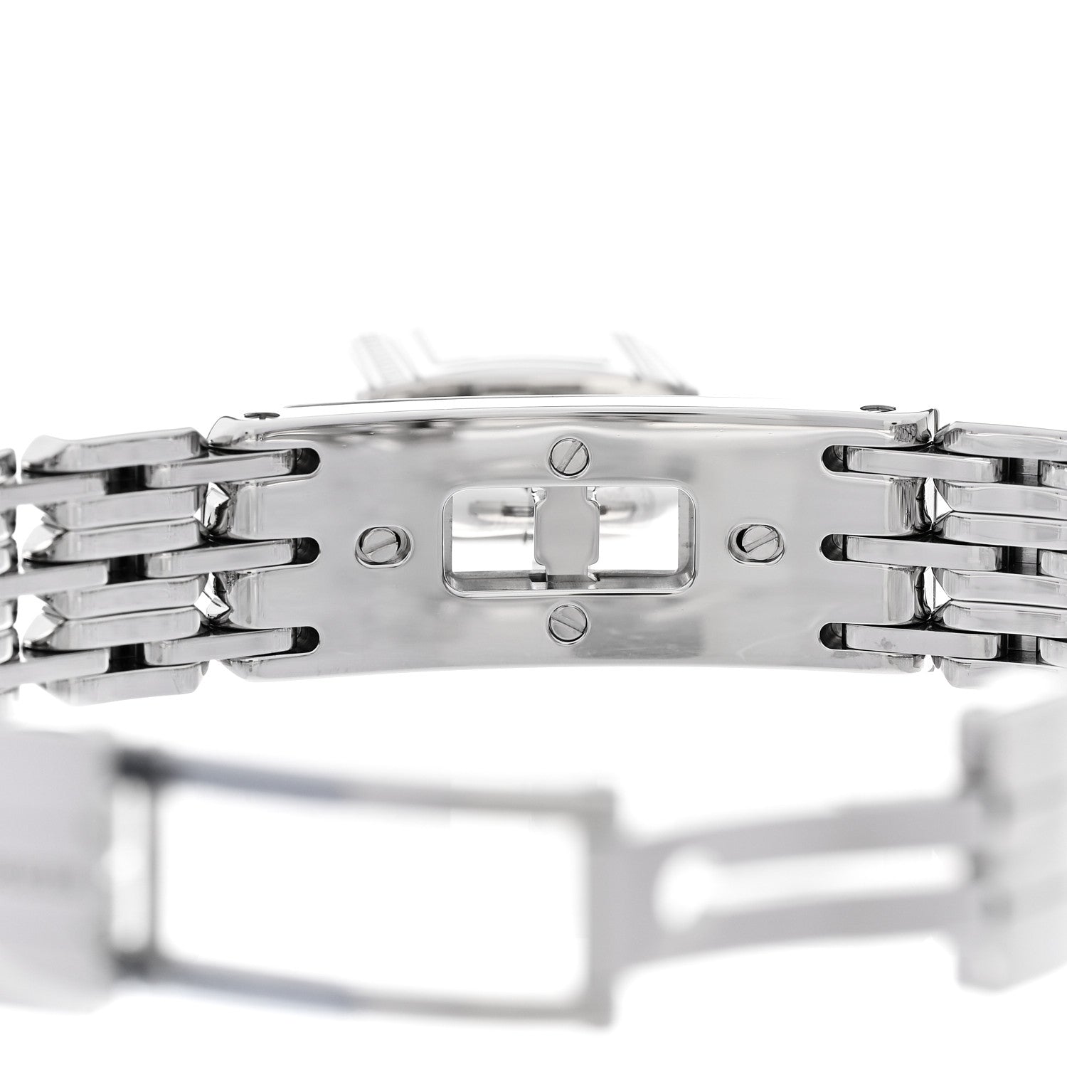 Hermes Stainless Steel Diamond 16mm Kelly Quartz Watch 4 of 8