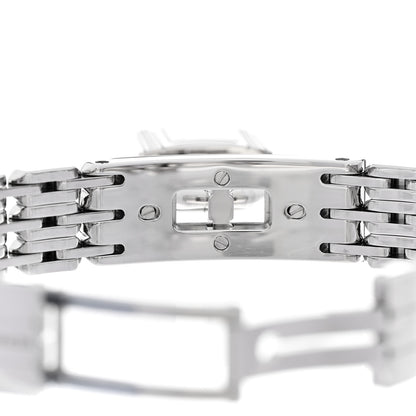 Hermes Stainless Steel Diamond 16mm Kelly Quartz Watch 4 of 8