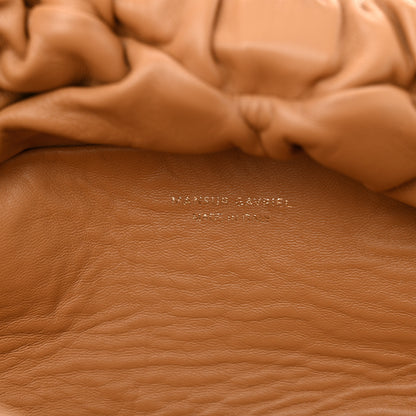 Mansur Gavriel Lambskin Cloud Clutch Caramel 6 of 11