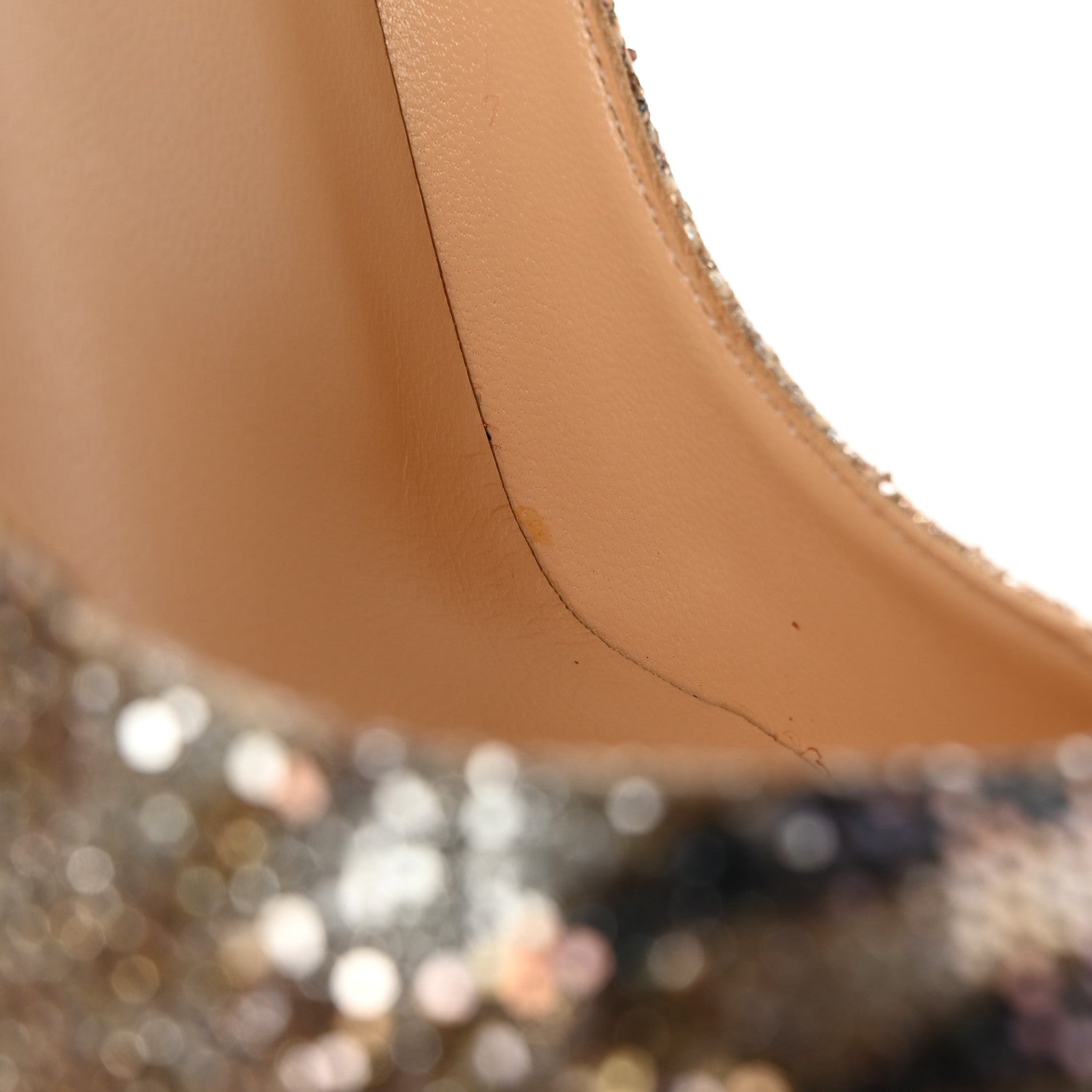 Christian Louboutin Glitter Sirene So Kate 120 Pumps 37.5 Gold 15 of 17