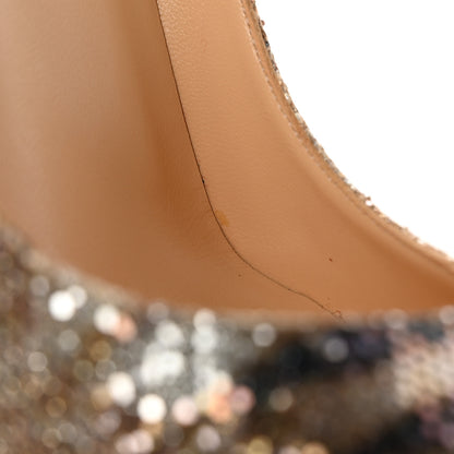 Christian Louboutin Glitter Sirene So Kate 120 Pumps 37.5 Gold 15 of 17