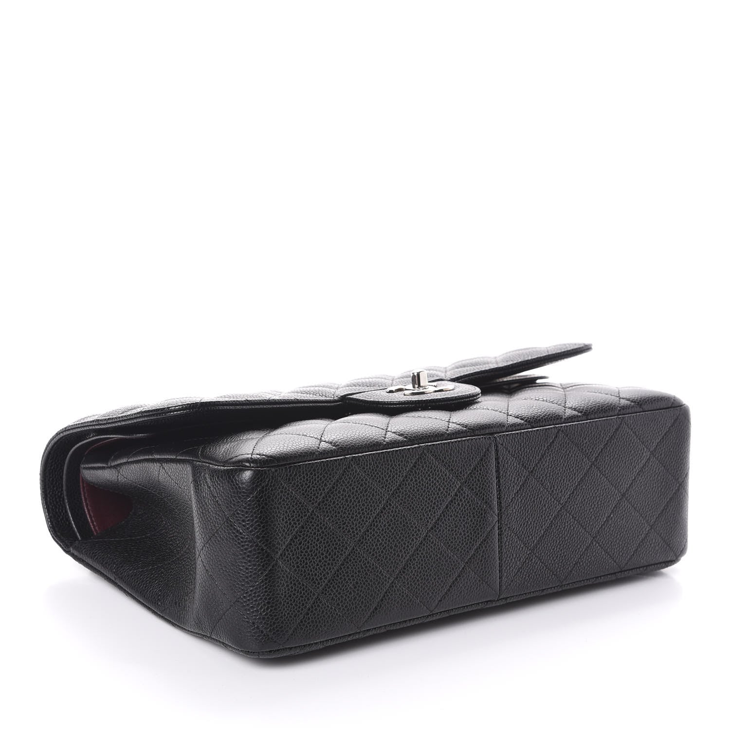 Chanel Caviar Quilted Jumbo Double Flap Black 4 of 10