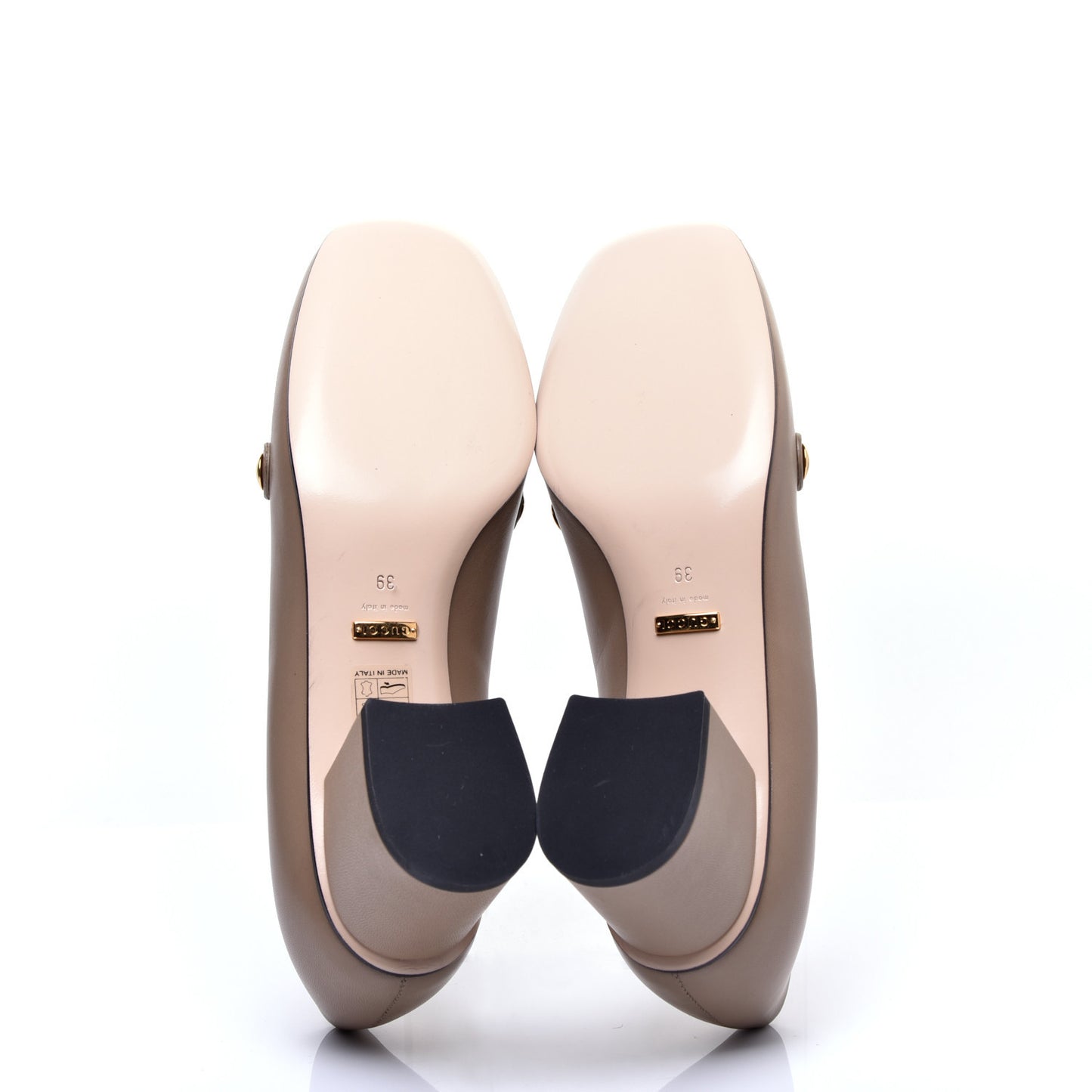 Malaga Kid Sylvie Web Chain Mid Heel Loafers 39 Mud