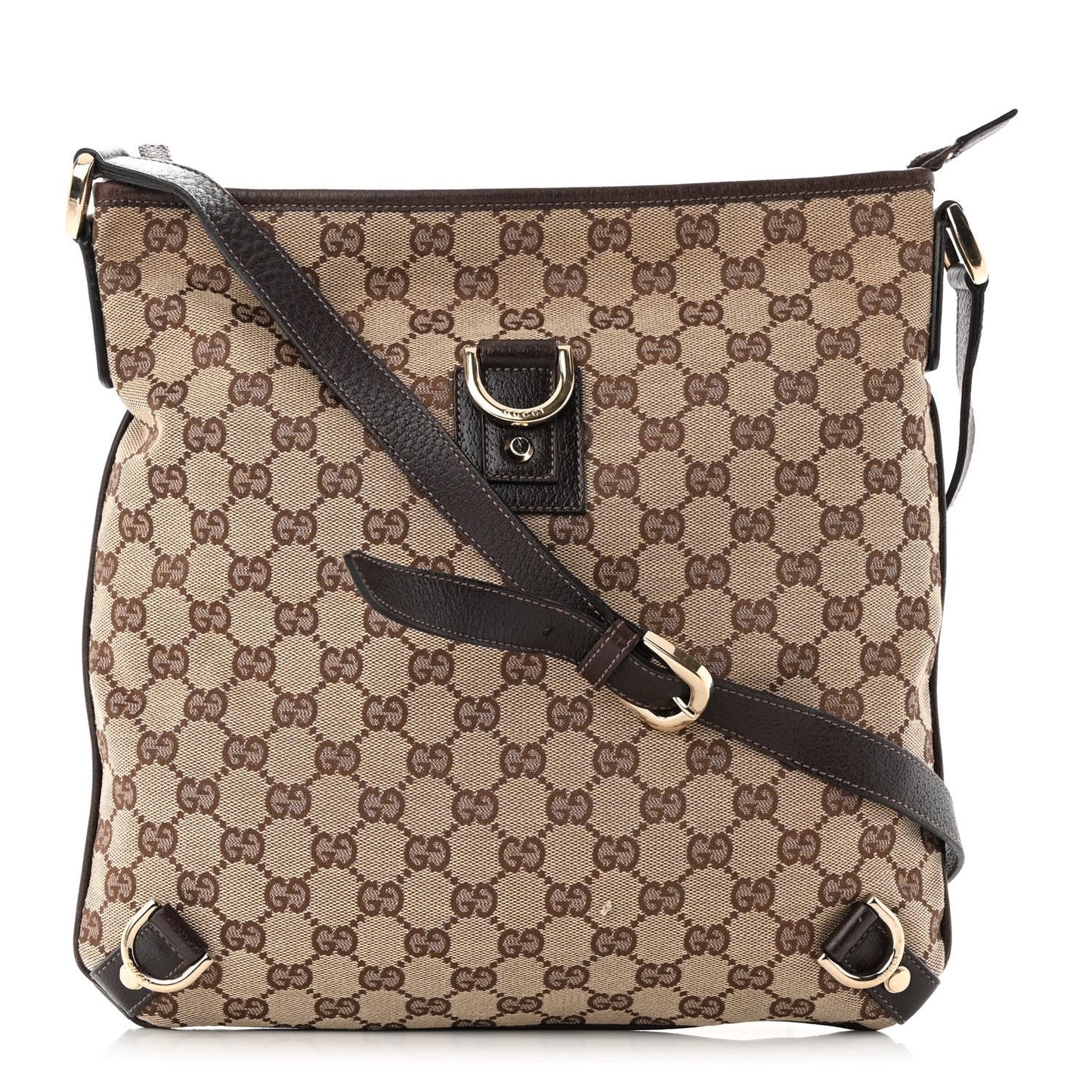 Monogram Abbey Messenger Bag Dark Brown