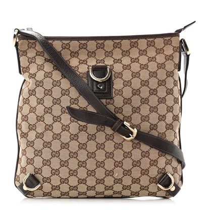 Gucci Monogram Abbey Messenger Bag Dark Brown 1 of 10