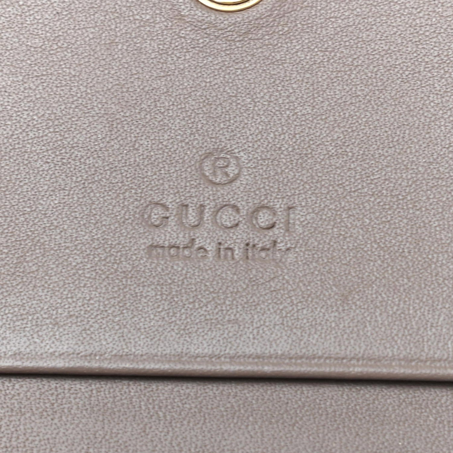 Gucci Calfskin Matelasse GG Marmont Card Case Wallet Porcelain Rose 6 of 8