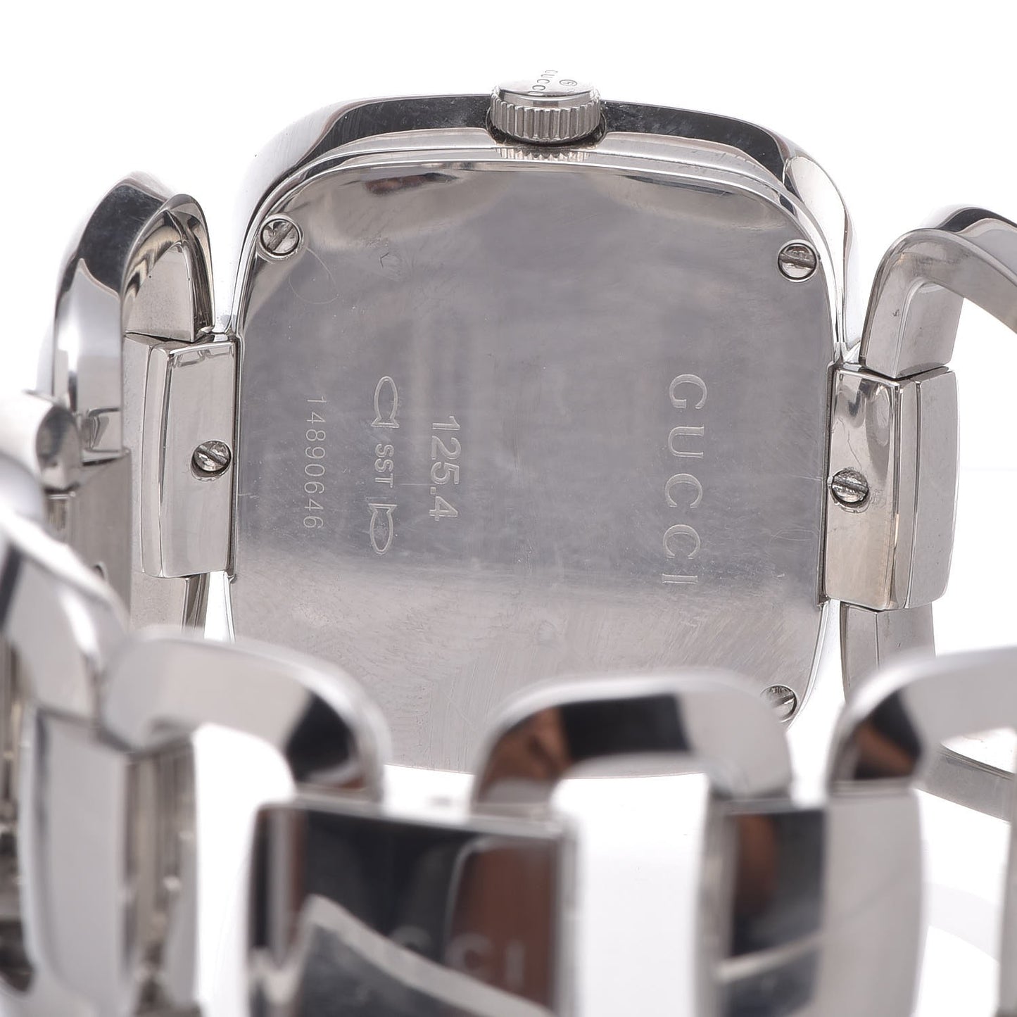 Stainless Steel 32mm G-Square Quartz Watch Black