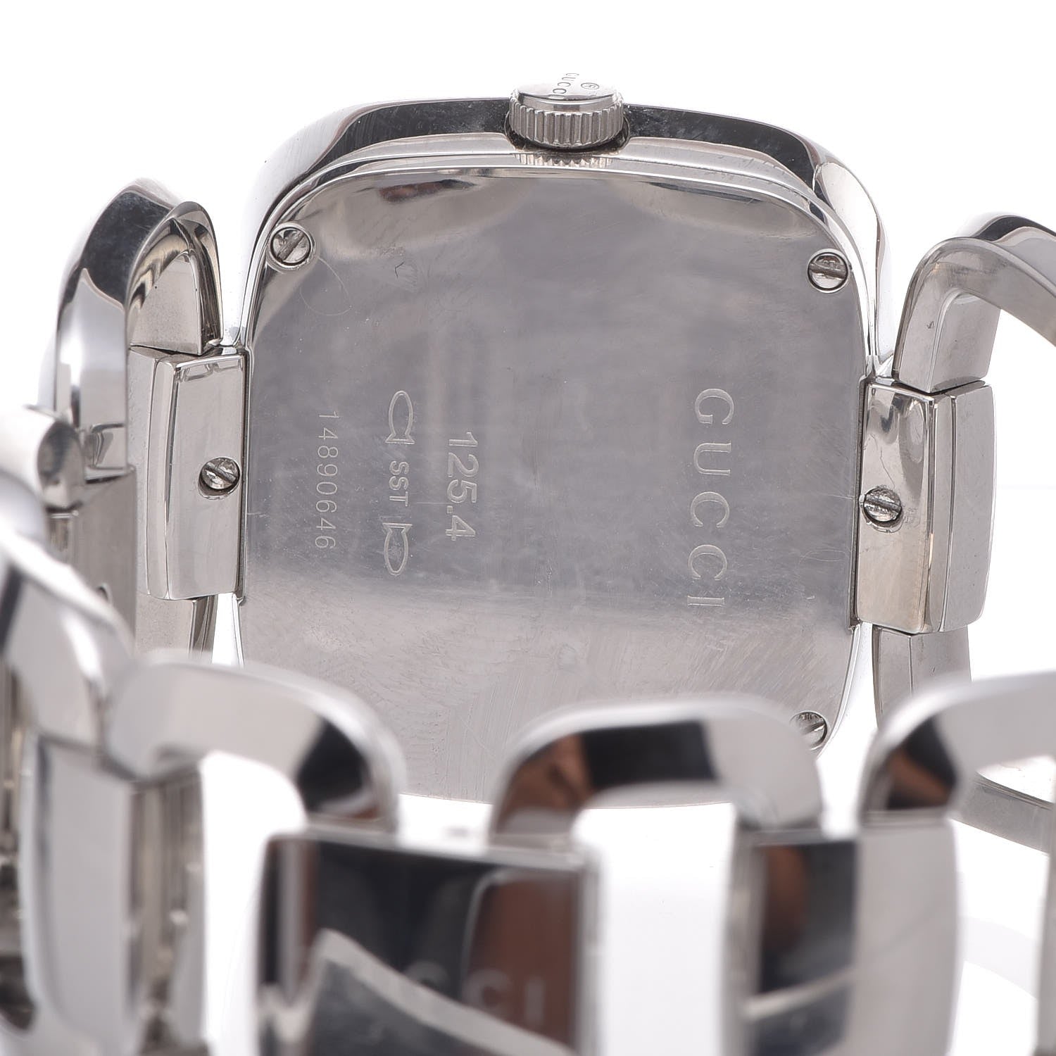Gucci Stainless Steel 32mm G-Square Quartz Watch Black 5 of 7