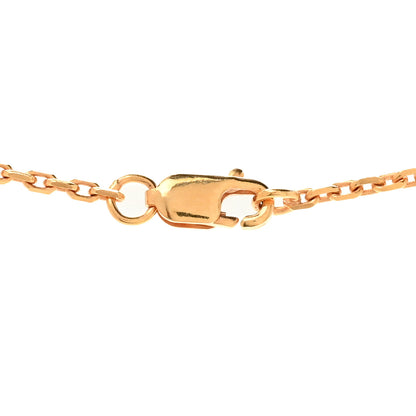 Hermes Lacquered Rose Gold Mini Pop H Pendant Necklace White 5 of 6
