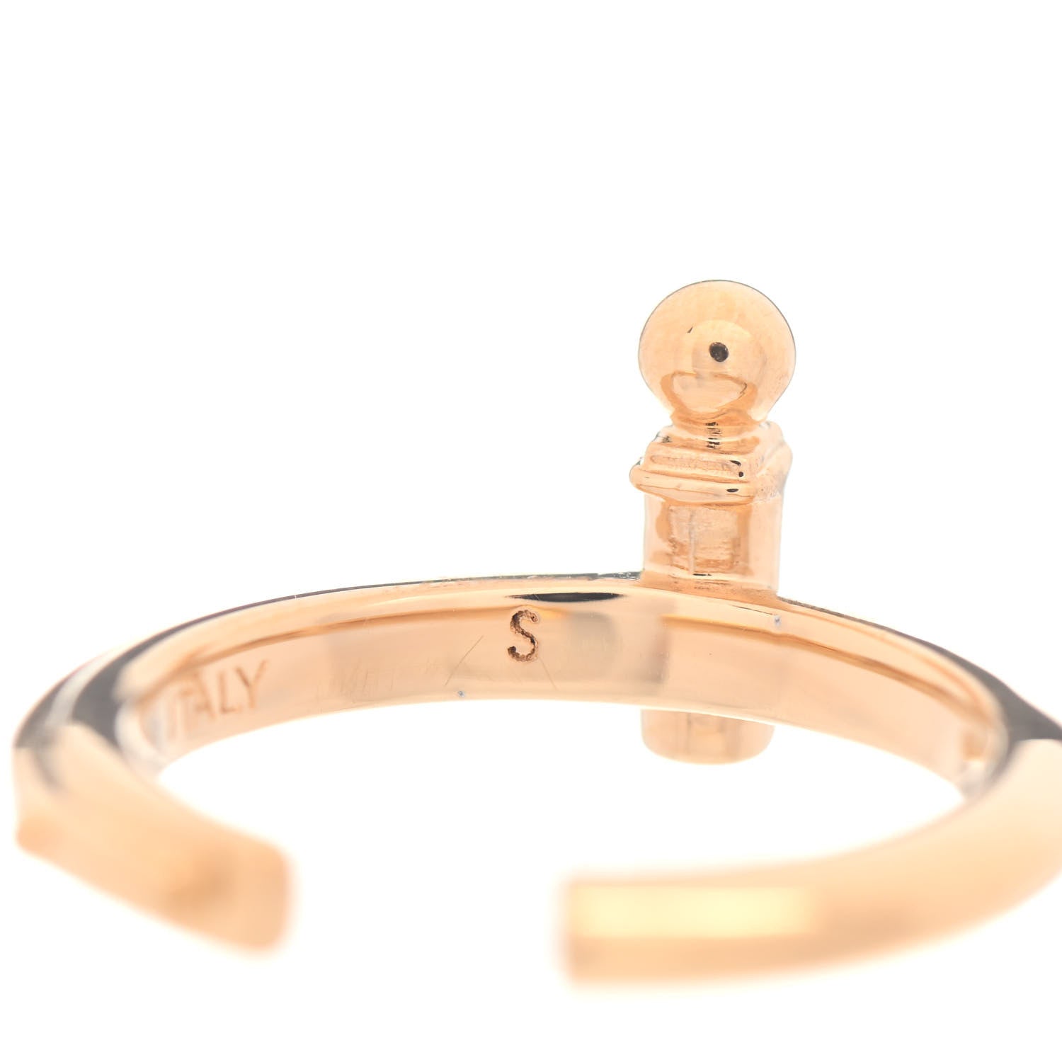 Louis Vuitton LV And Me Letter I Ring S Gold 6 of 7