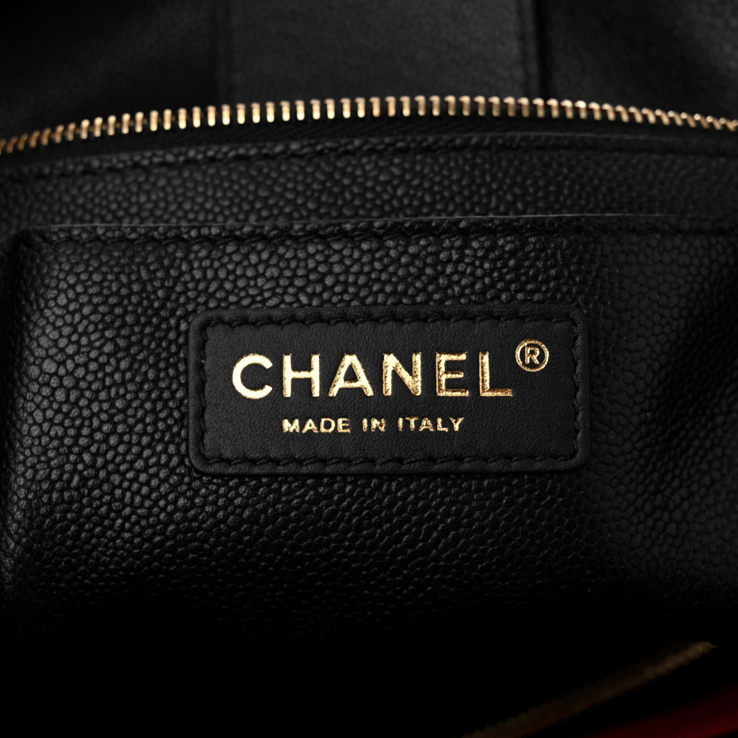 Chanel Caviar Quilted Small Shopping Tote Black 7 of 12