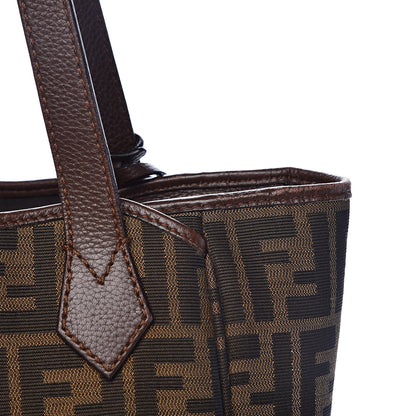 Fendi Zucca Vitello Artic Grande Shopping Tote Tobacco Castagna 13 of 16